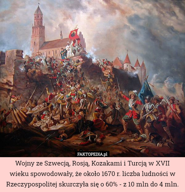 Wojny ze Szwecją, Rosją, Kozakami i Turcją w XVII wieku spowodowały, że...