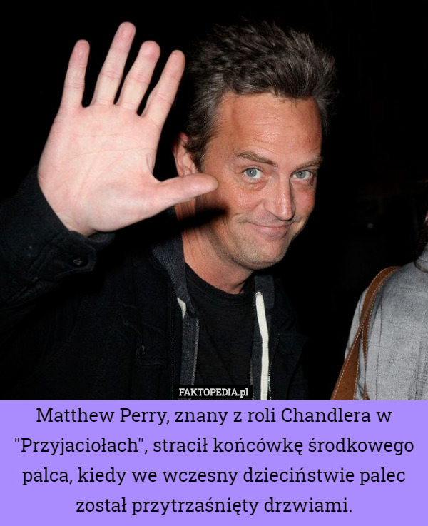 Matthew Perry, znany z roli Chandlera w "Przyjaciołach", stracił...