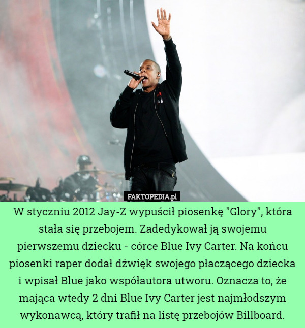 W styczniu 2012 Jay-Z wypuścił piosenkę "Glory", która stała się...