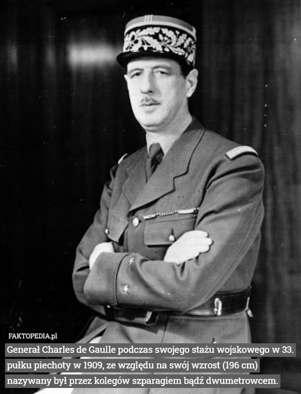 Generał Charles de Gaulle podczas swojego stażu wojskowego w 33. pułku piechoty...