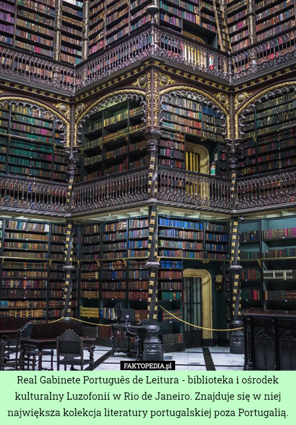 Real Gabinete Português de Leitura - biblioteka i ośrodek kulturalny Luzofonii...