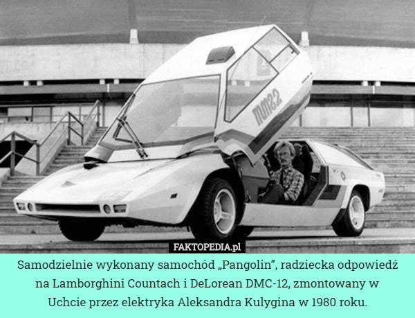 Samodzielnie wykonany samochód „Pangolin”, radziecka odpowiedź na Lamborghini...