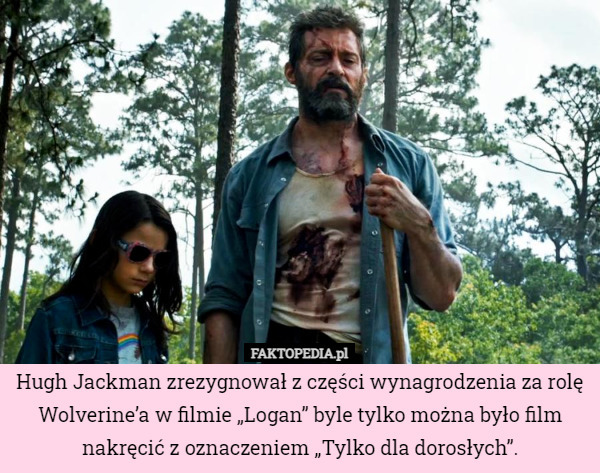Hugh Jackman zrezygnował z części wynagrodzenia za rolę Wolverine’a w filmie...