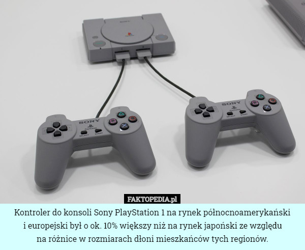 Kontroler do konsoli Sony PlayStation 1 na rynek północnoamerykańskii europejski...