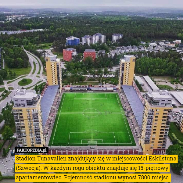 Stadion Tunavallen znajdujący się w miejscowości Eskilstuna (Szwecja). W
