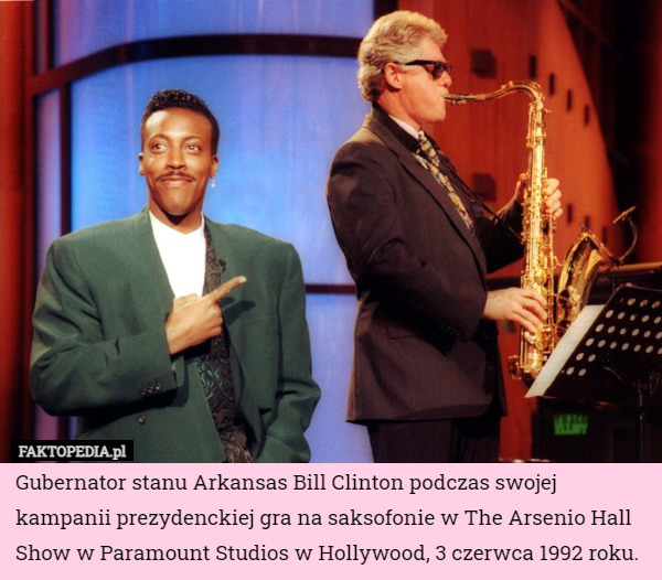 Gubernator stanu Arkansas Bill Clinton podczas swojej kampanii prezydenckiej...