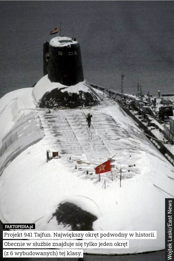 Projekt 941 Tajfun. Największy okręt podwodny w historii. Obecnie w służbie...