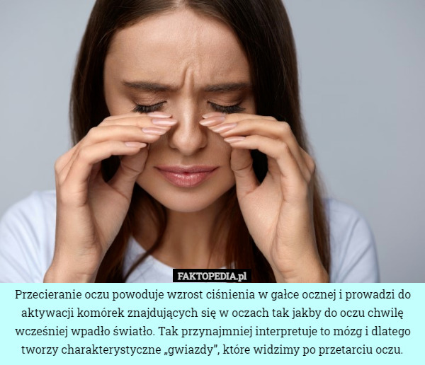 Przecieranie oczu powoduje wzrost ciśnienia w gałce ocznej i prowadzi do...