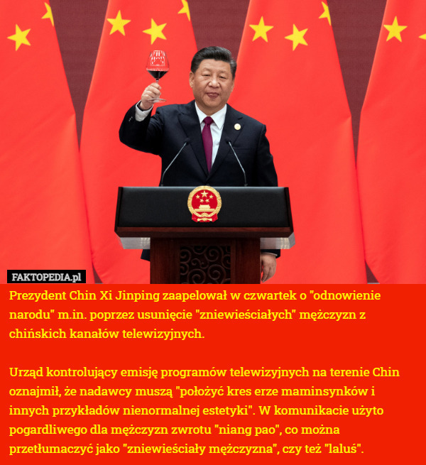 Prezydent Chin Xi Jinping zaapelował w czwartek o "odnowienie narodu",