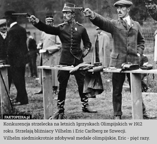 Konkurencja strzelecka na letnich Igrzyskach Olimpijskich w 1912 roku. Strzelają...