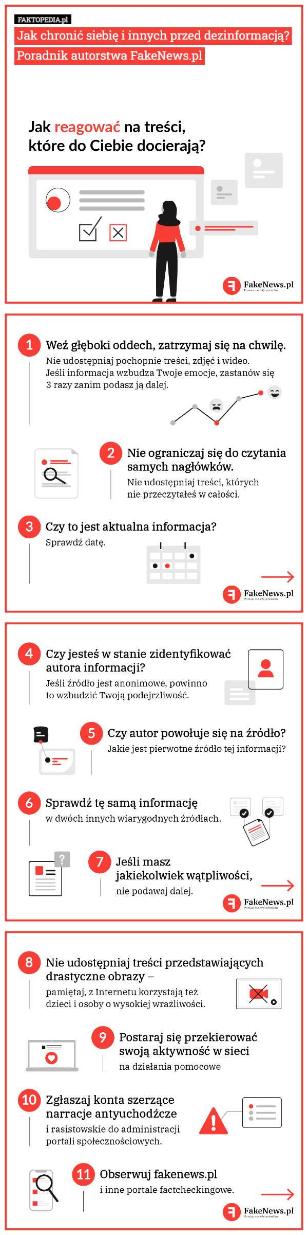 Jak chronić siebię i innych przed dezinformacją?
Poradnik autorstwa FakeNews.pl