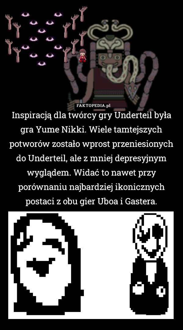 Inspiracją dla twórcy gry Underteil była gra Yume Nikki. Wiele tamtejszych