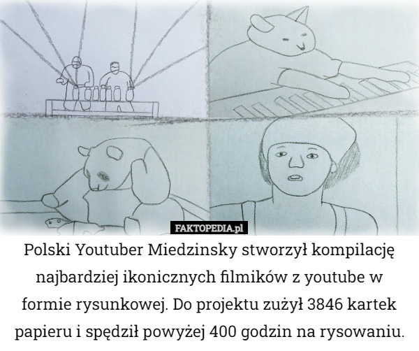 Polski Youtuber Miedzinsky stworzył kompilację najbardziej ikonicznych filmików