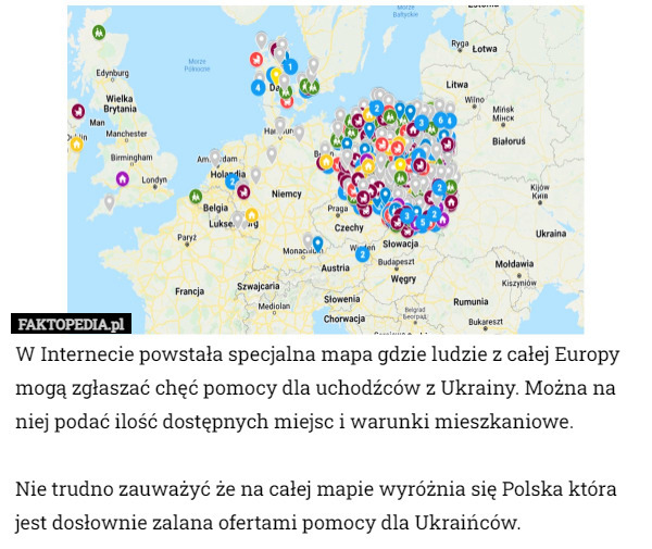 W Internecie powstała specjalna mapa gdzie ludzie z całej Europy mogą zgłaszać...