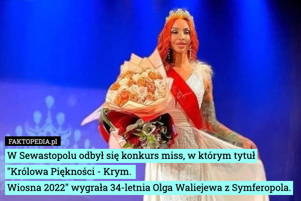 W Sewastopolu odbył się konkurs miss, w którym tytuł "Królowa Piękności