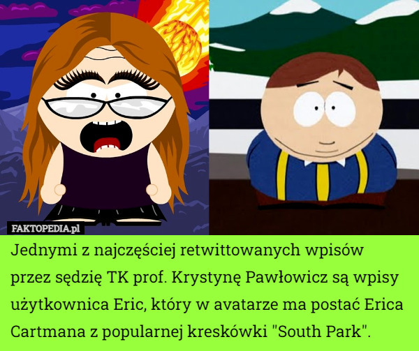 Jednymi z najczęściej retwittowanych wpisów przez sędzię TK prof. Krystynę...