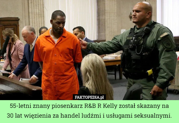55-letni znany piosenkarz R&B R Kelly został skazany na 30 lat więzienia...