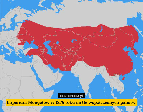 Imperium Mongołów w 1279 roku
