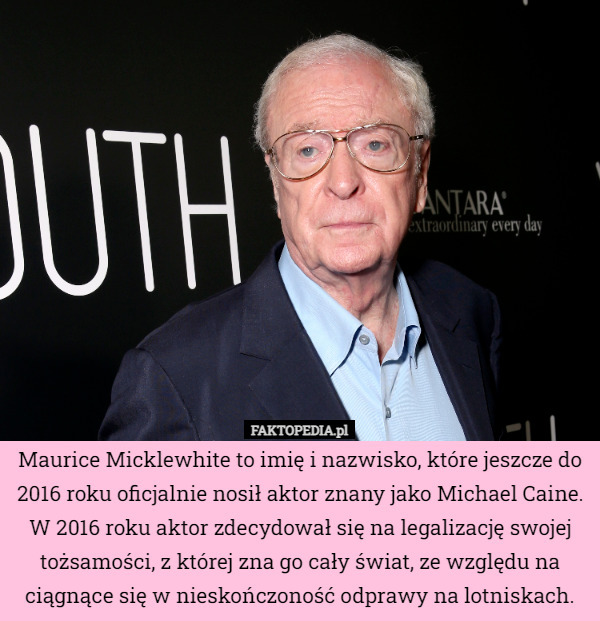 Maurice Micklewhite to imię i nazwisko, które jeszcze do 2016 roku oficjalnie...