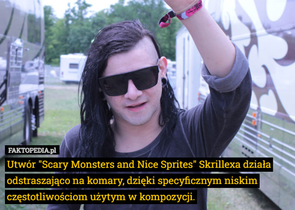 Utwór "Scary Monsters and Nice Sprites" Skrillexa działa odstraszająco...