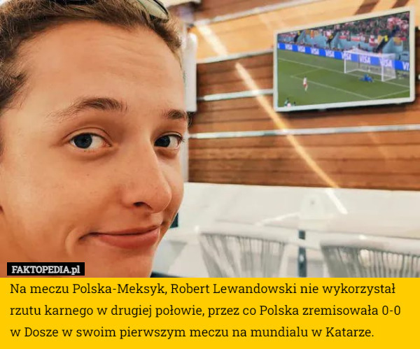Na meczu Polska-Meksyk, Robert Lewandowski nie wykorzystał rzutu karnego