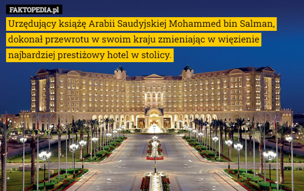 Urzędujący książę Arabii Saudyjskiej Mohammed bin Salman, dokonał przewrotu