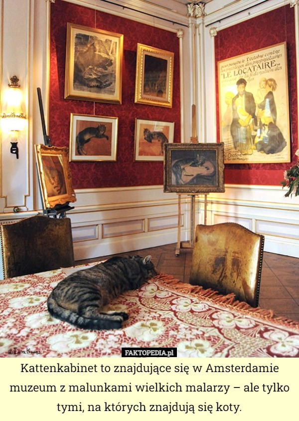 Kattenkabinet to znajdujące się w Amsterdamie muzeum z malunkami wielkich