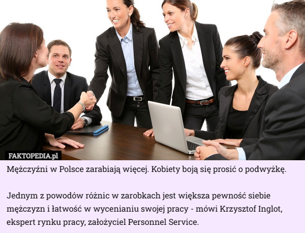 Mężczyźni w Polsce zarabiają więcej. Kobiety boją się prosić o podwyżkę.