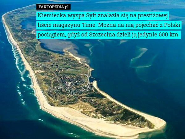 Niemiecka wyspa Sylt znalazła się na prestiżowej liście magazynu Time. Można