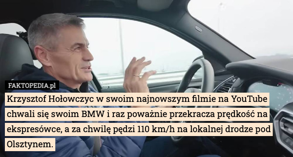 Krzysztof Hołowczyc w swoim najnowszym filmie na YouTube chwali się swoim